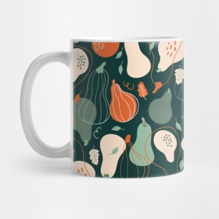 Seamless pattern with stylish pumpkins Mug